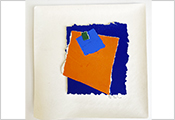 Peinture collages par Marie-Claude Bohnenblust Lenglart Peintre Plasticien
