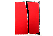 Peinture collages par Marie-Claude Bohnenblust Lenglart Peintre Plasticien