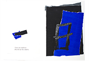 Peinture collages par Marie-Claude Bohnenblust Lenglart Peintre Plasticien