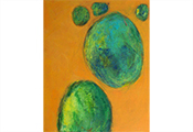 Peinture petit format par Marie-Claude Bohnenblust Lenglart Peintre Plasticien