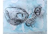 Peinture petit format par Marie-Claude Bohnenblust Lenglart Peintre Plasticien